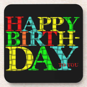 Posavasos Feliz cumpleaños, Pascua