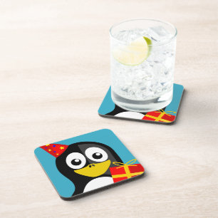 POSAVASOS "FELIZ CUMPLEAÑOS" PENGUIN