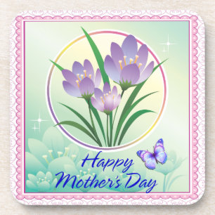 Posavasos Feliz Día de la Madre a la montaña rusa