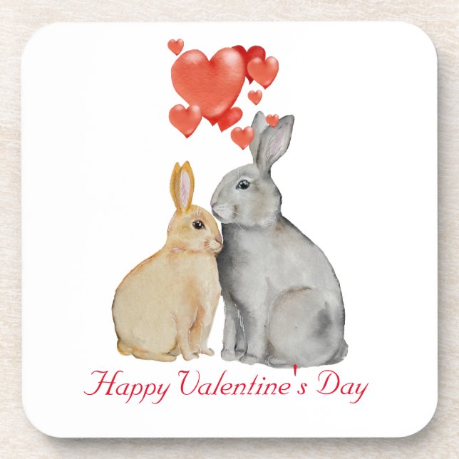 Posavasos Feliz Día de San Valentín (Frente)