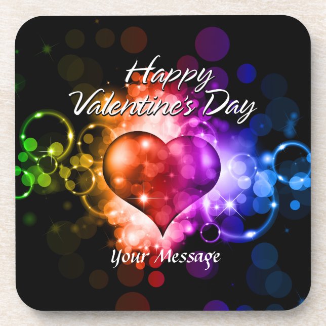 Posavasos Feliz Día de San Valentín 5 (Frente)