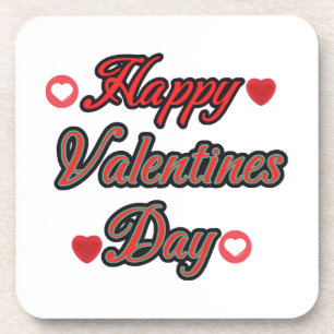 Posavasos Feliz día de San Valentín por regalo