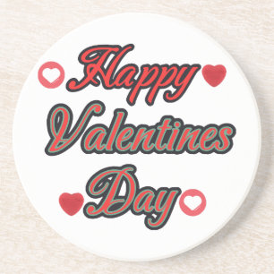 Posavasos Feliz día de San Valentín por regalo