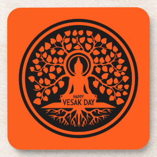 Posavasos Feliz Día de Vesak