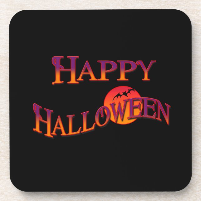 Posavasos Feliz Halloween (Frente)