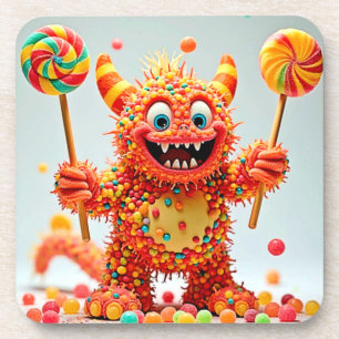 Posavasos Feliz Monster Candy Delight Design