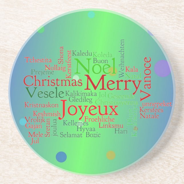 Posavasos Feliz Navidad (Frente)