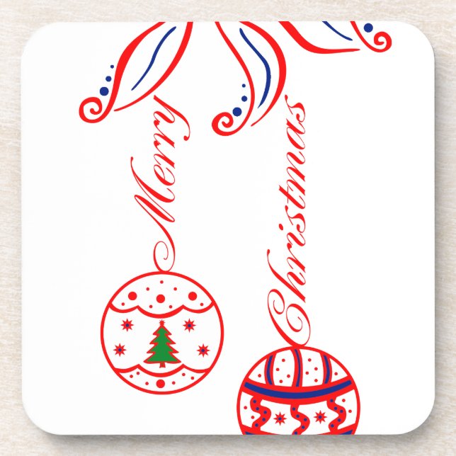 Posavasos Feliz Navidad (Frente)