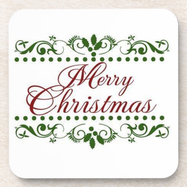 Posavasos Feliz Navidad (Frente)