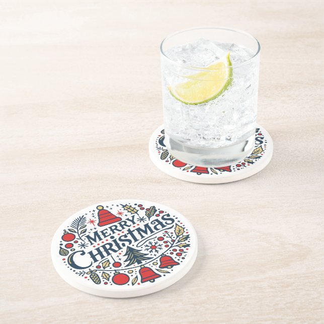 Posavasos Feliz Navidad 3 (Lado)