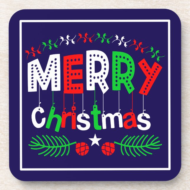 Posavasos Feliz Navidad-85923 (Frente)