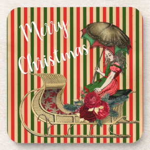 Posavasos Feliz Navidad Alice