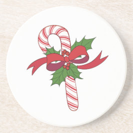 Posavasos Feliz Navidad Candy Cane