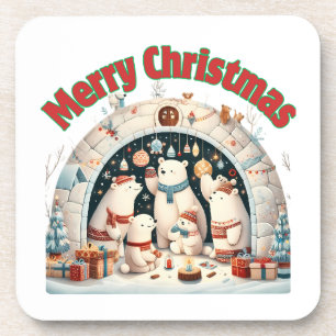 Posavasos Feliz Navidad desde el Polo Norte