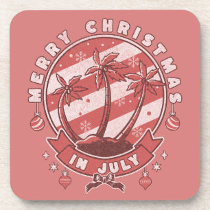 Posavasos Feliz Navidad en julio