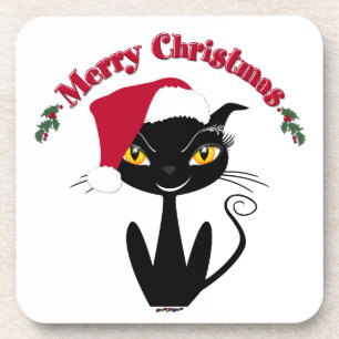 Posavasos Feliz Navidad Gato Kitty