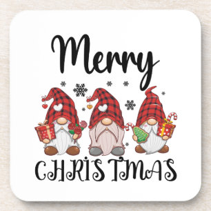 Posavasos Feliz Navidad Gnomies Gnomos de Navidad