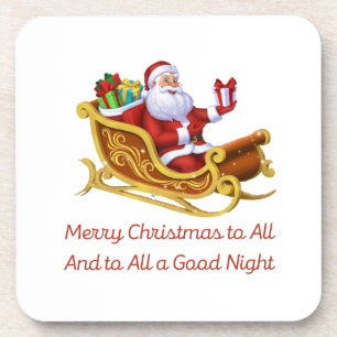 Posavasos Feliz Navidad para todos y para todos una buena no