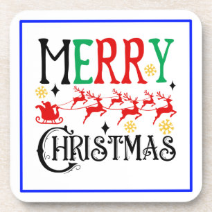 Posavasos Feliz Navidad Santa Sleigh-61049 T-Shirt Hoodie