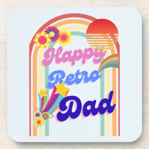 Posavasos Feliz papá retro
