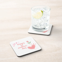 Posavasos Feliz primer Día de la Madre en un