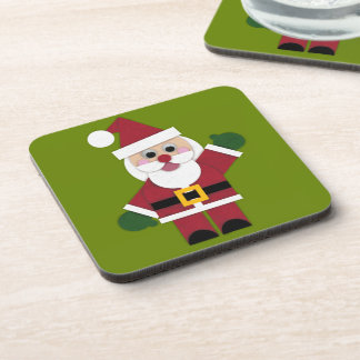 Posavasos Felt Santa 2021 Beverage Coaster