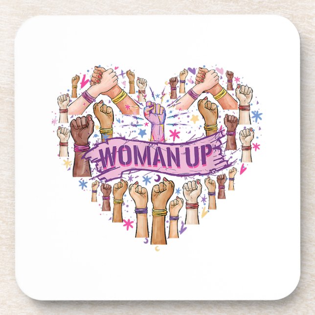 Posavasos Feminismo Fuerte empoderamiento feminista Feminis (Frente)