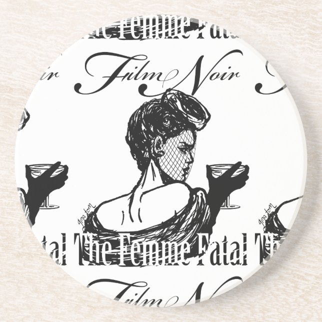 Posavasos Femme fatal (Frente)