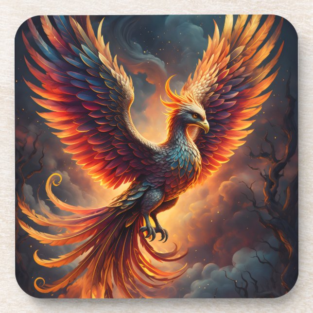 Posavasos Fénix Ascendente (Frente)