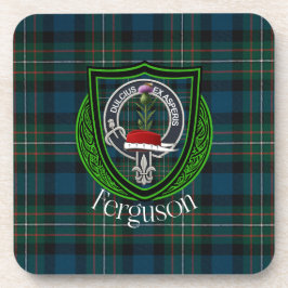 Posavasos Ferguson Scottish Clan Tartan & Crest