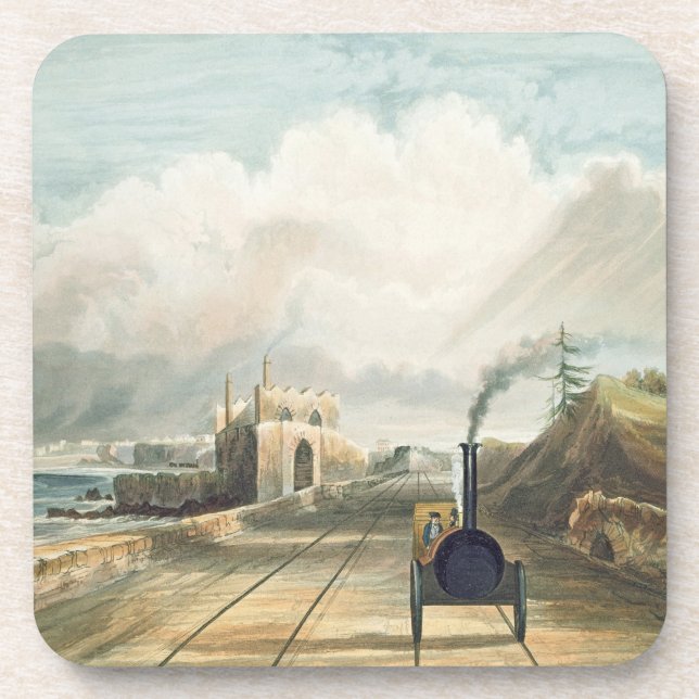 Posavasos Ferrocarril de Dublín y de Kingstown: De la (Frente)