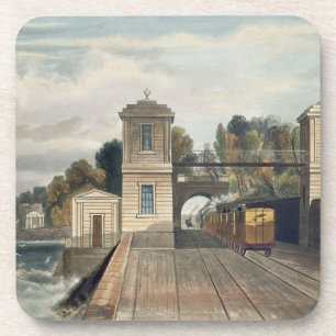Posavasos Ferrocarril de Dublín y de Kingstown: Pabellones