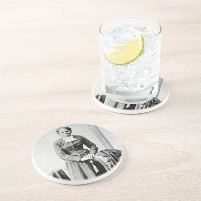 Posavasos Ferrocarril Subterráneo Harriet Tubman Conductor (Lado)