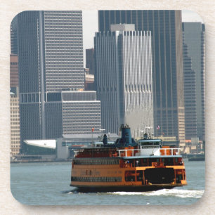 Posavasos Ferry de Staten Island rumbo a Manhatten