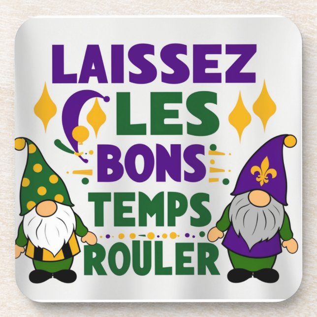 Posavasos festival Laissez Les Bons Temps Gras (Frente)