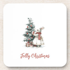 Posavasos Festive Hard Plastic Coaster | Christmas Gift