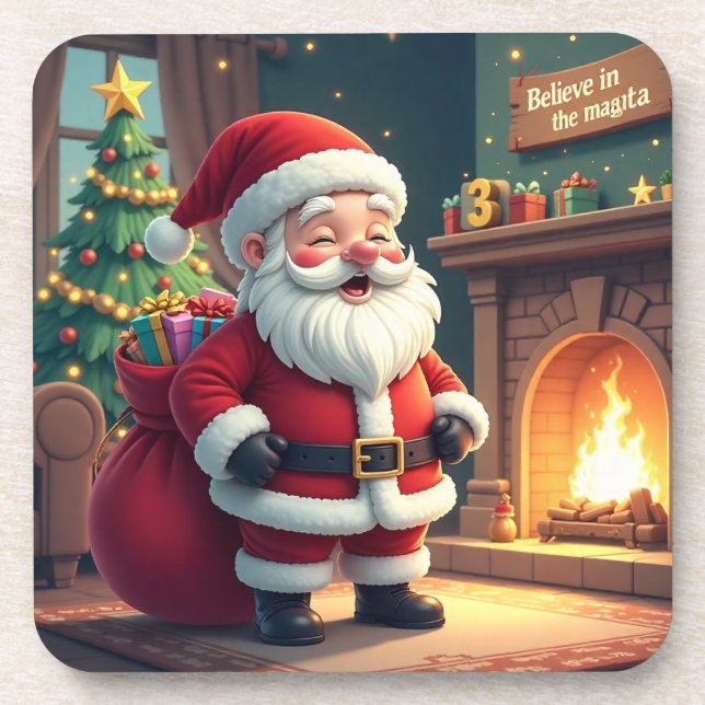 Posavasos Festive Holiday Home Accent - Christmas Decorative (Frente)