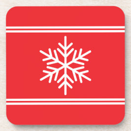 Posavasos Festividad Brillante Carreras Blanca Rojo Tiras De