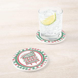 Posavasos Festividad de Maratón Retro Marquee de la película