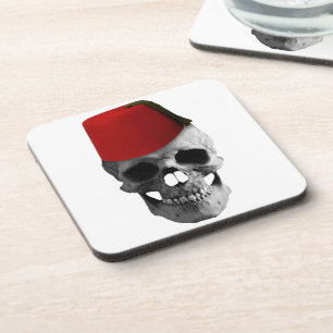 Posavasos Fez del Effendi: un cuento egipcio de una calavera