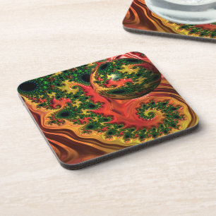 Posavasos Fiery Elegance - Un estudio en los castaños de com