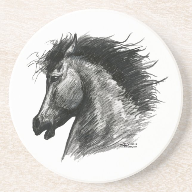 Posavasos Fiery Wild Horse (Frente)