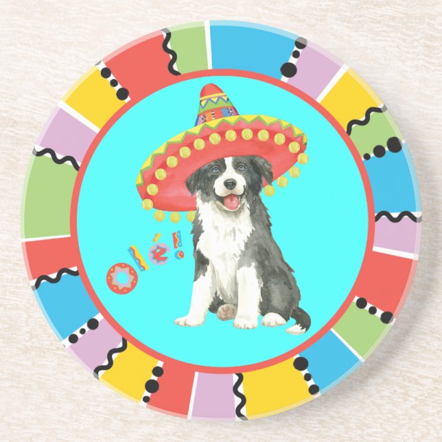 Posavasos Fiesta Border Colllie (Frente)