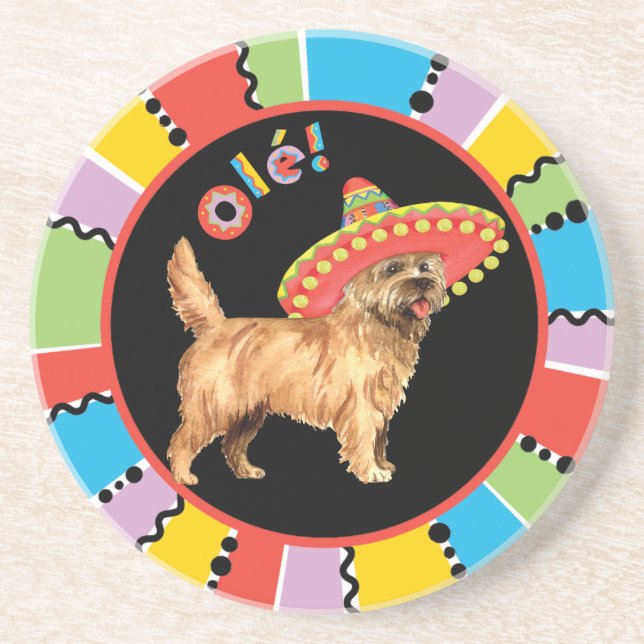 Posavasos Fiesta Cairn Terrier (Frente)