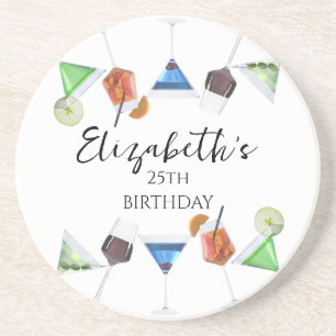 Posavasos Fiesta de cócteles acuáticos