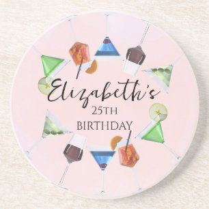 Posavasos Fiesta de cócteles acuáticos