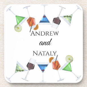 Posavasos Fiesta de cócteles acuáticos