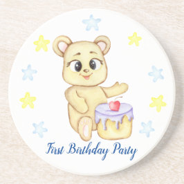 Posavasos Fiesta de cumpleaños del primer niño