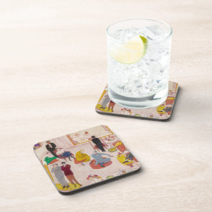 Posavasos Fiesta de estudio de Florine Stettheimer