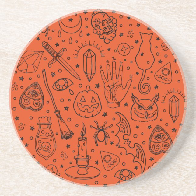 Posavasos Fiesta de Halloween (Frente)